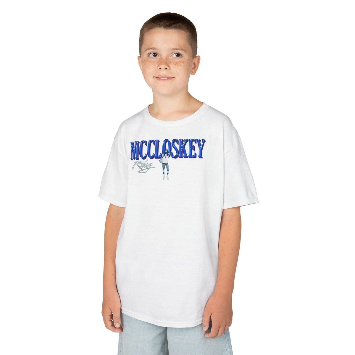 Riley McCloskey Curved Combo Colored Kids Tee