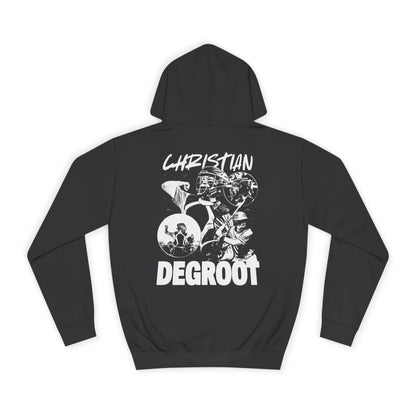 Christian Degroot Premium Vintage Blackout Hoodie