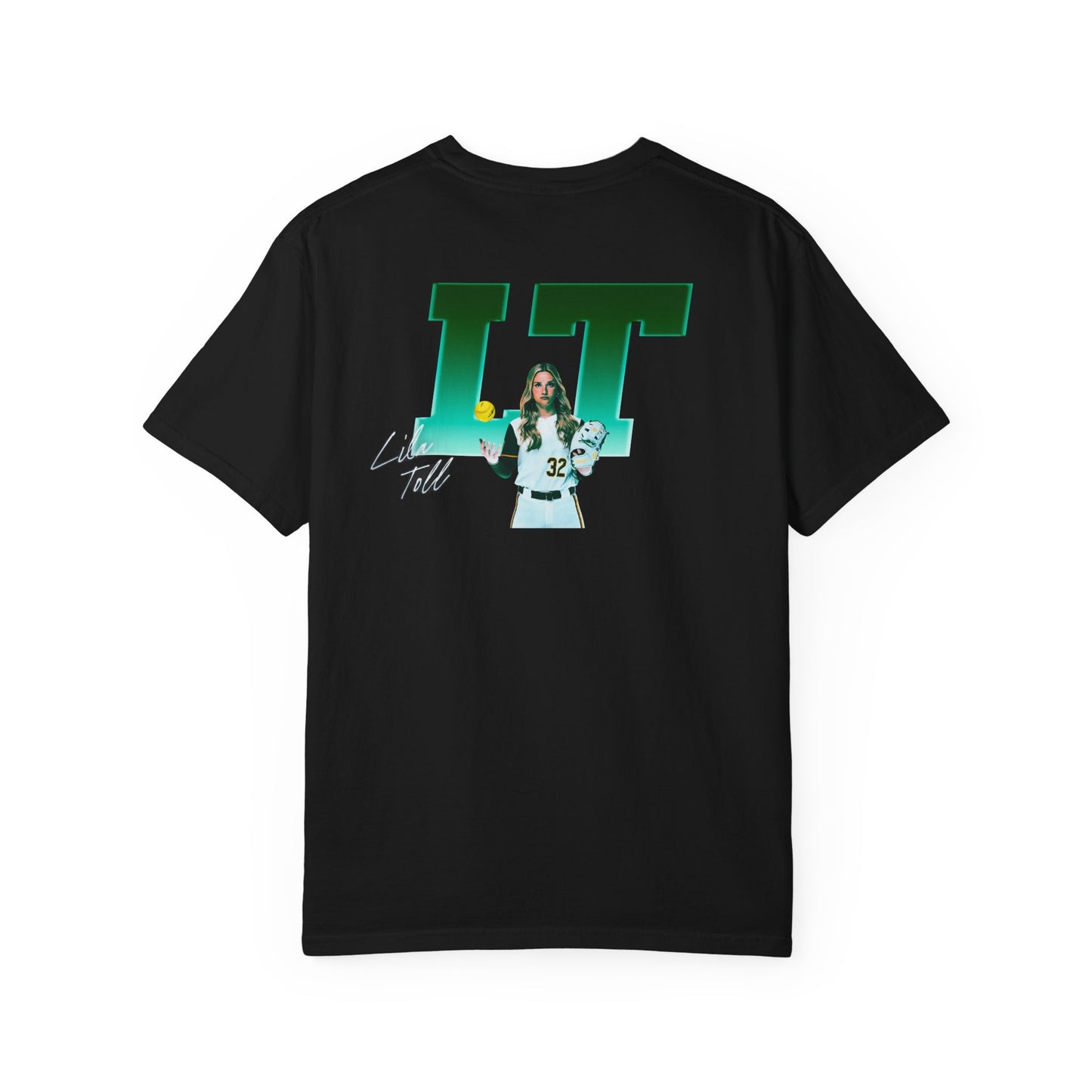 Lila Toll Logo Front & Back Premium Tee