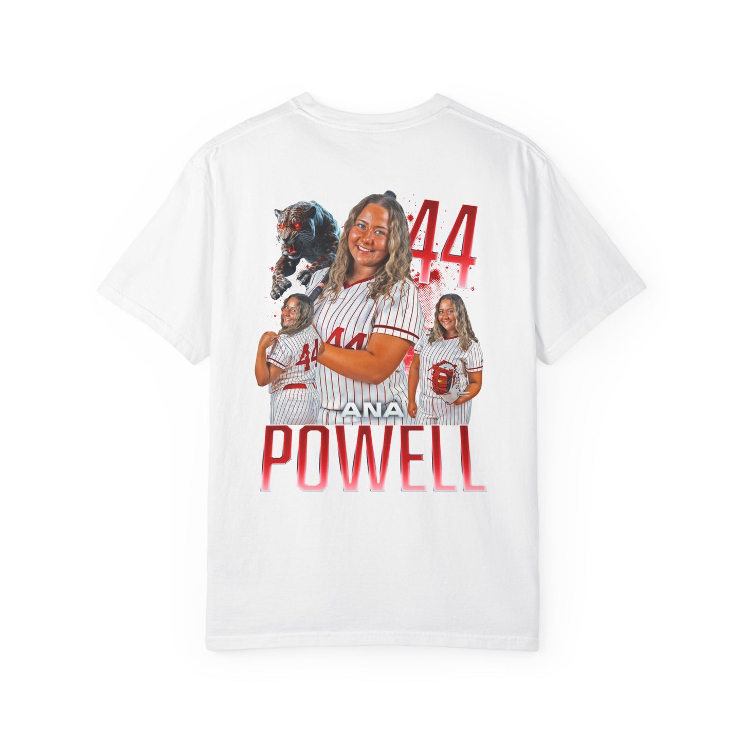 Ana Powell Logo Front & Back Premium Tee