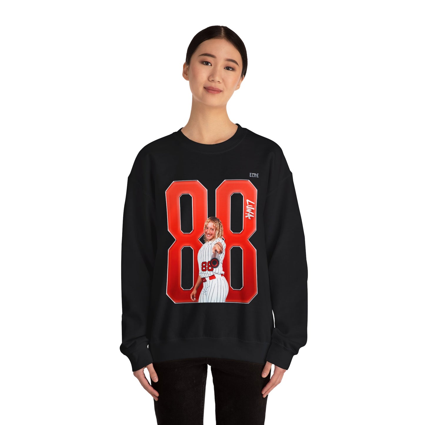 Soleil Luna Player Icon Crewneck Sweatshirt