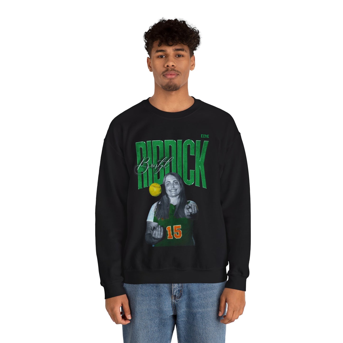 Bristyl Riddick Faded Glory Crewneck Sweatshirt