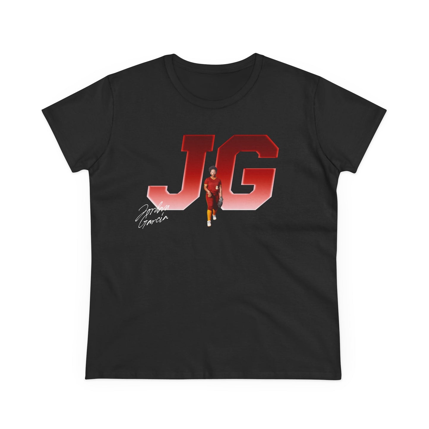 Jordan Garcia Big Initials Colored Women's Tee