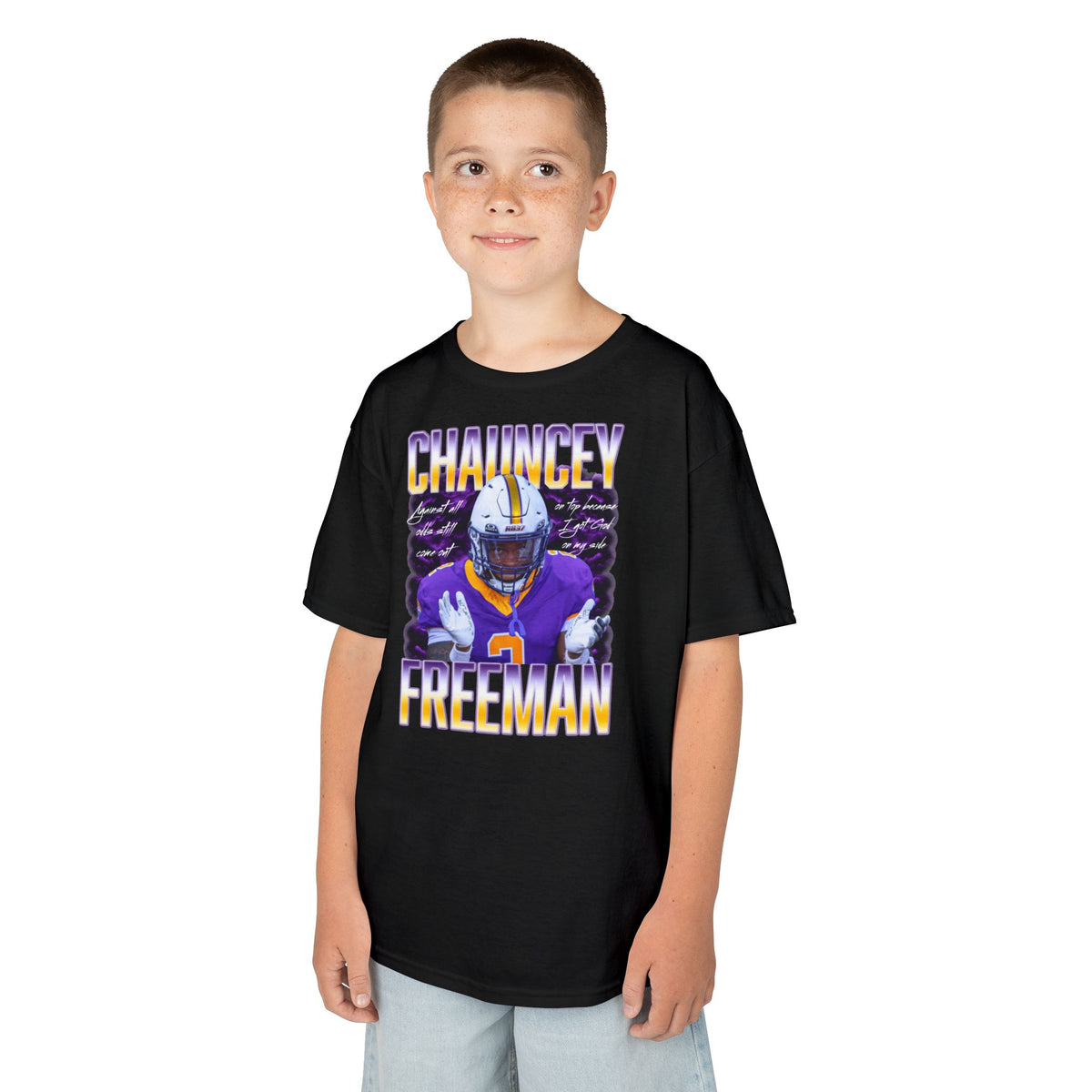 Chauncey Freeman Featured Quote Kids Tee