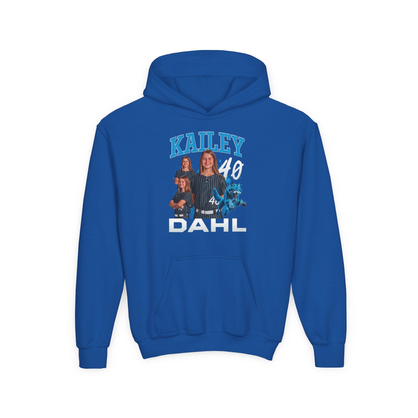 Kailey Dahl First Name Highlight Kids Hoodie
