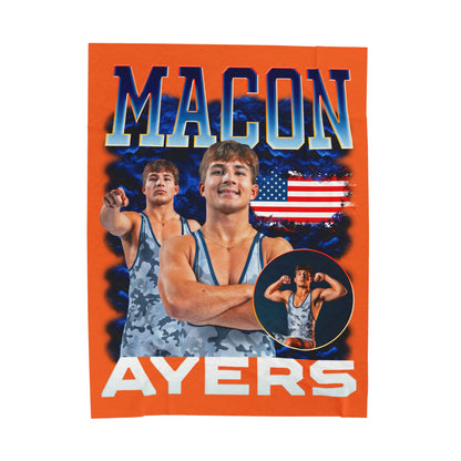 Macon Ayers 60"-80" Plush Blanket