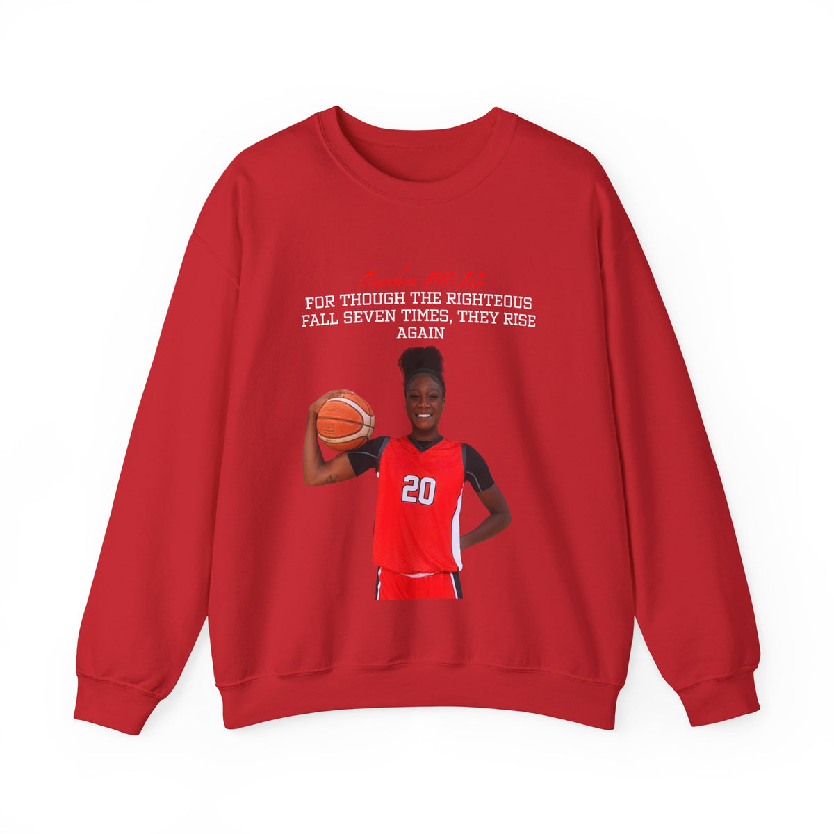 Chloe Dallas Athlete Quote Crewneck Sweatshirt
