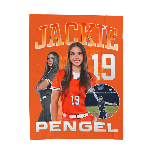 Jackie Pengel First Name Highlight 60"-80" Plush Blanket