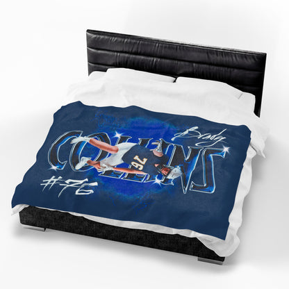 Brady Collins 60"-80" Plush Blanket