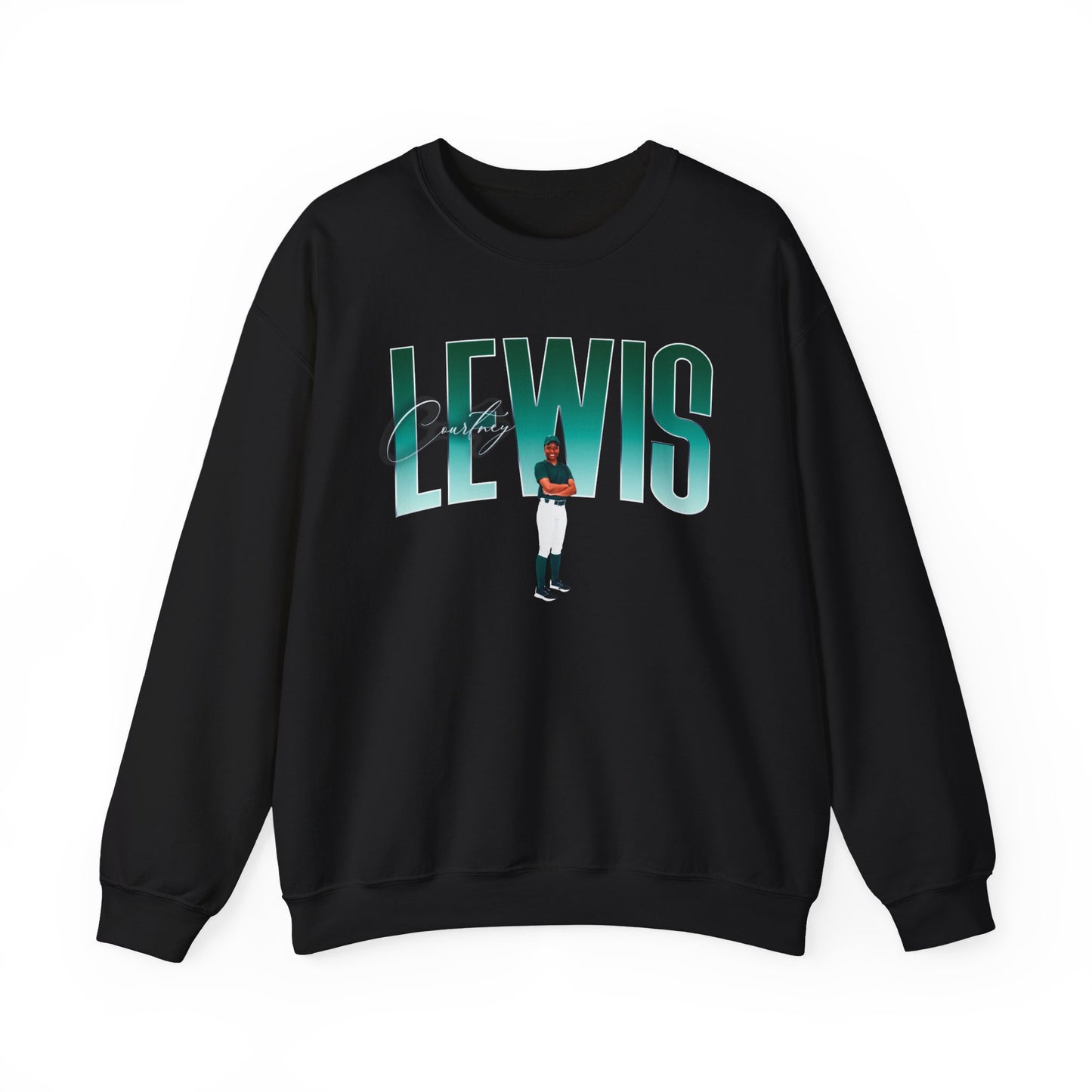 Courtney Lewis Big Last Name Crewneck Sweatshirt