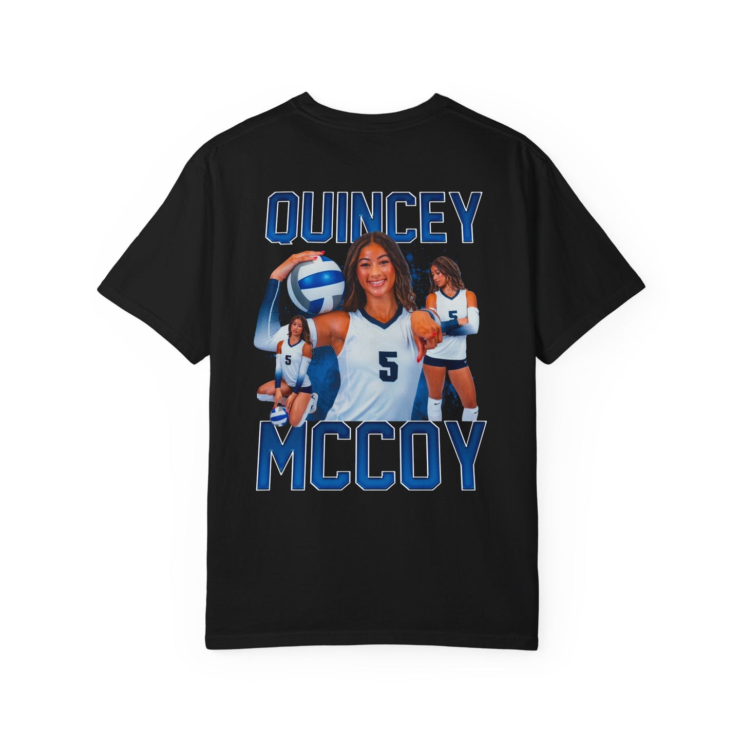 Quincey McCoy Logo Front & Back Premium Tee