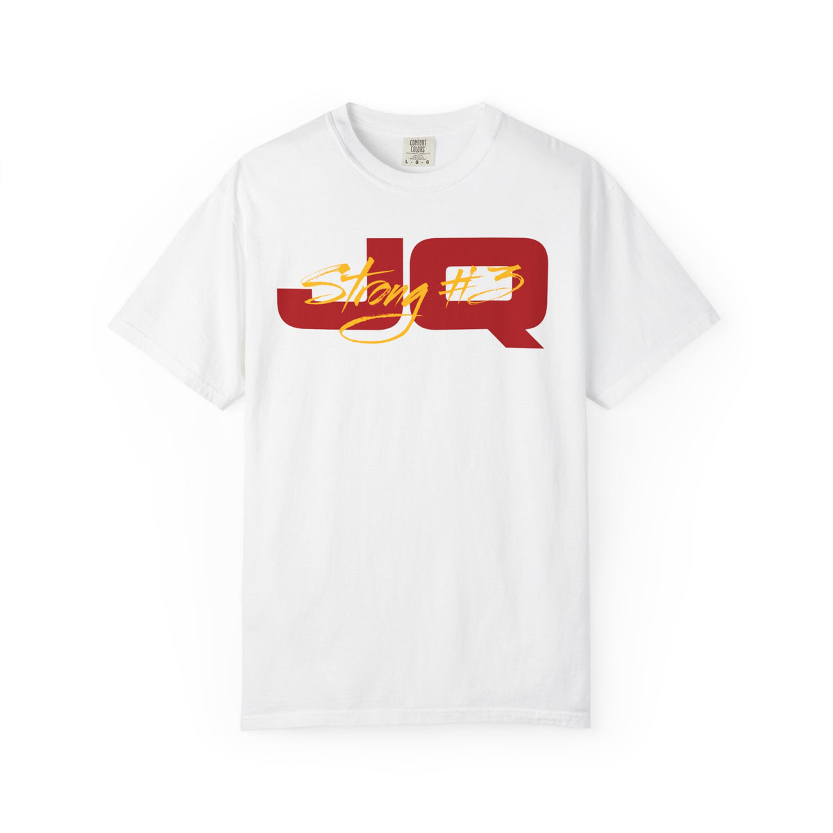 JQ Strong Cursive Name & Number Premium Tee