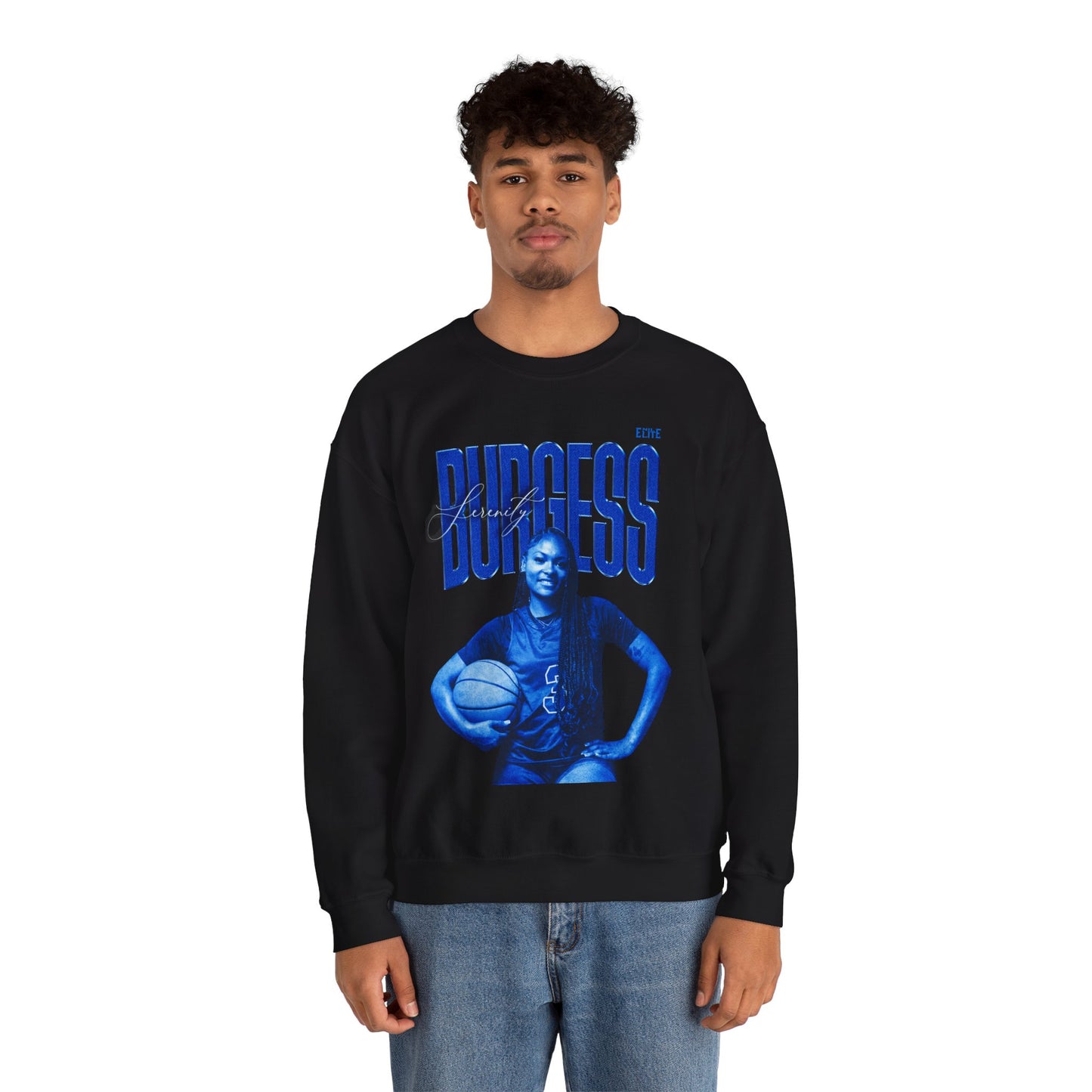Serenity Burgess Faded Glory Crewneck Sweatshirt