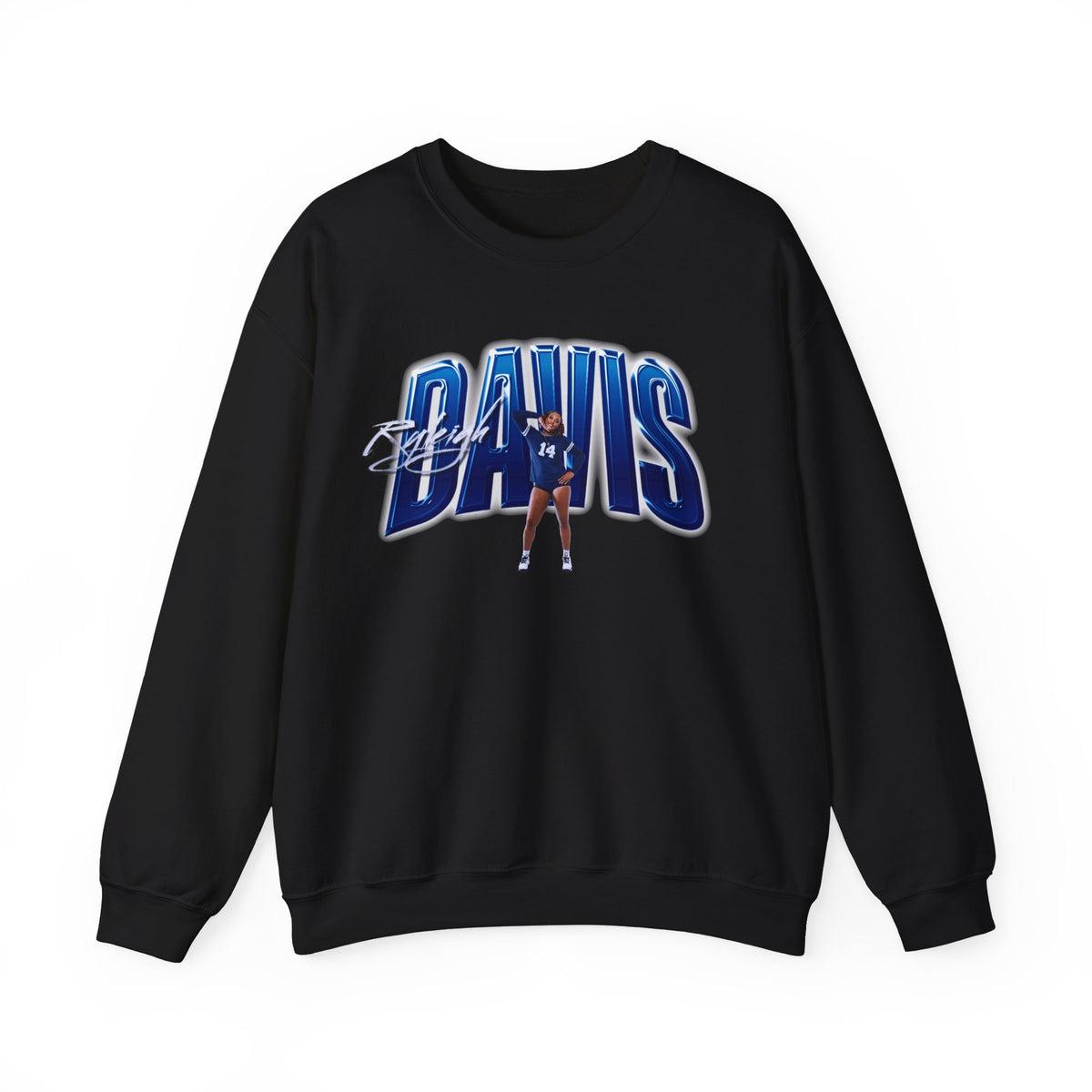 Ryleigh Davis Curved Combo Colored Crewneck Sweatshirt