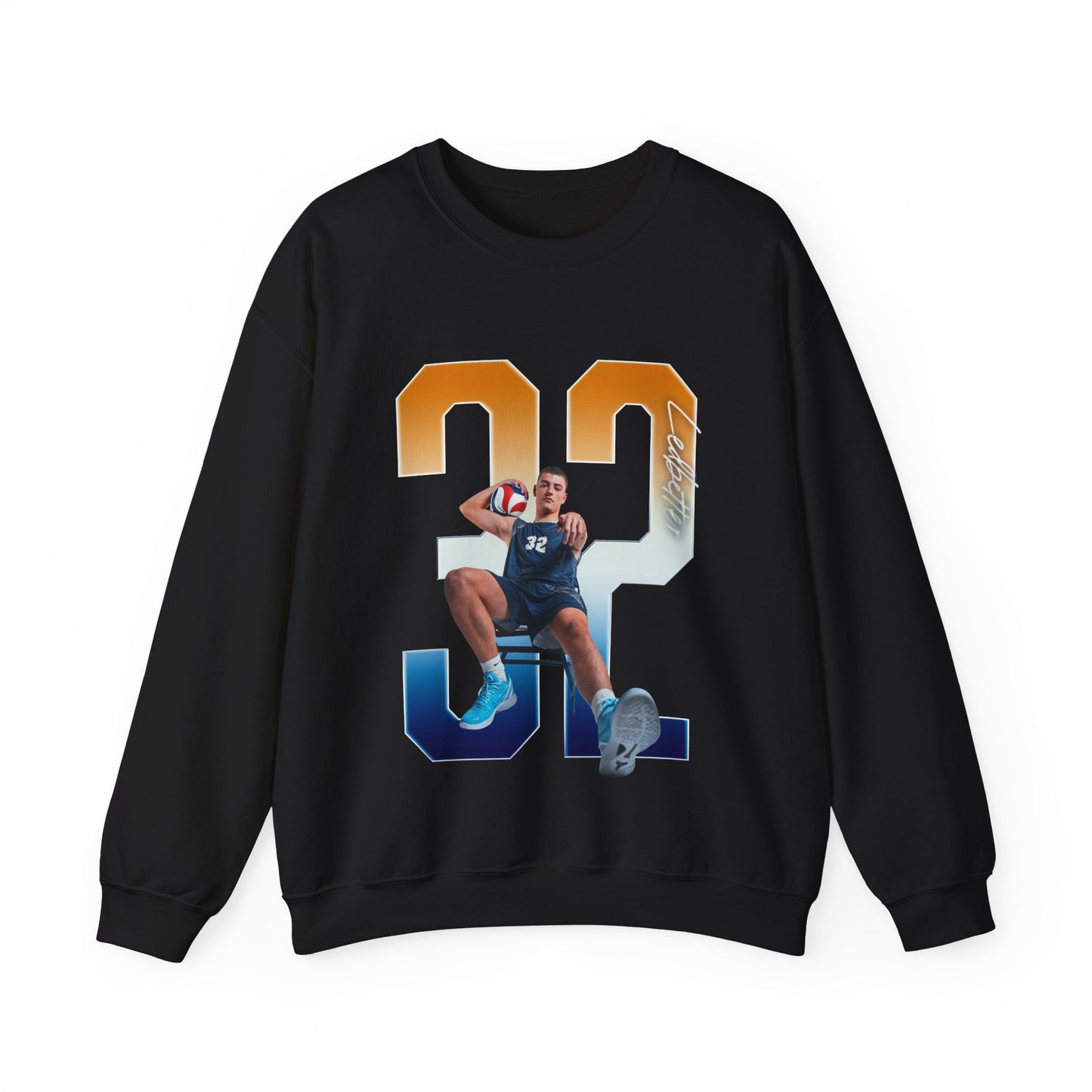Blu Ledbetter Player Icon Number Crewneck Sweatshirt