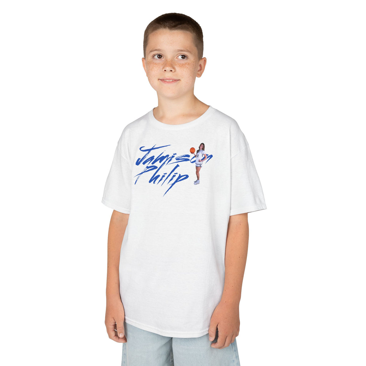 Jamison Philip Cursive Kids Tee
