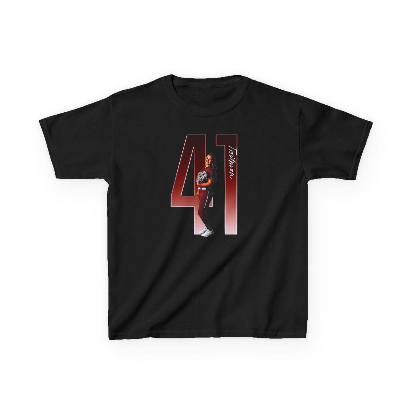 Taylor Troutman Player Icon Number Kids Tee
