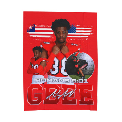 Alan Gbee 60"-80" Plush Blanket