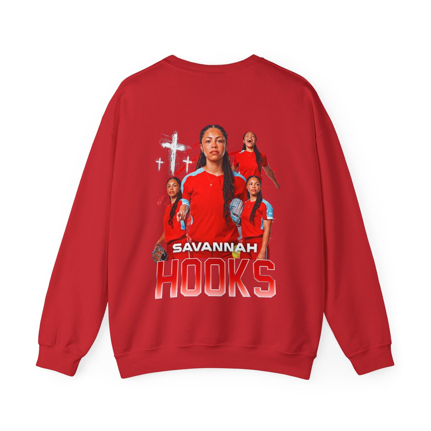 Savannah Hooks Logo Front & Back Crewneck