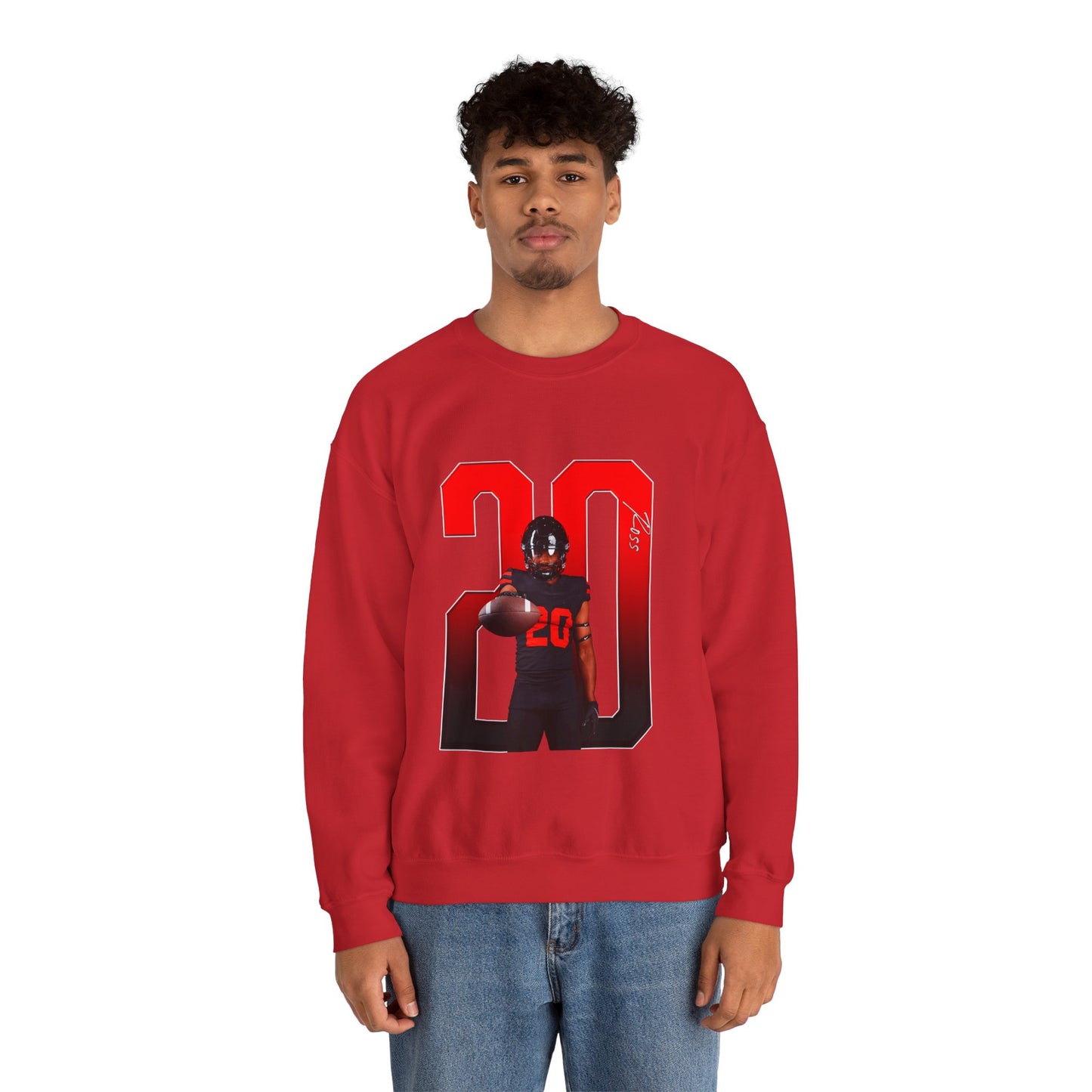 Malik Ross Player Icon Number Crewneck Sweatshirt
