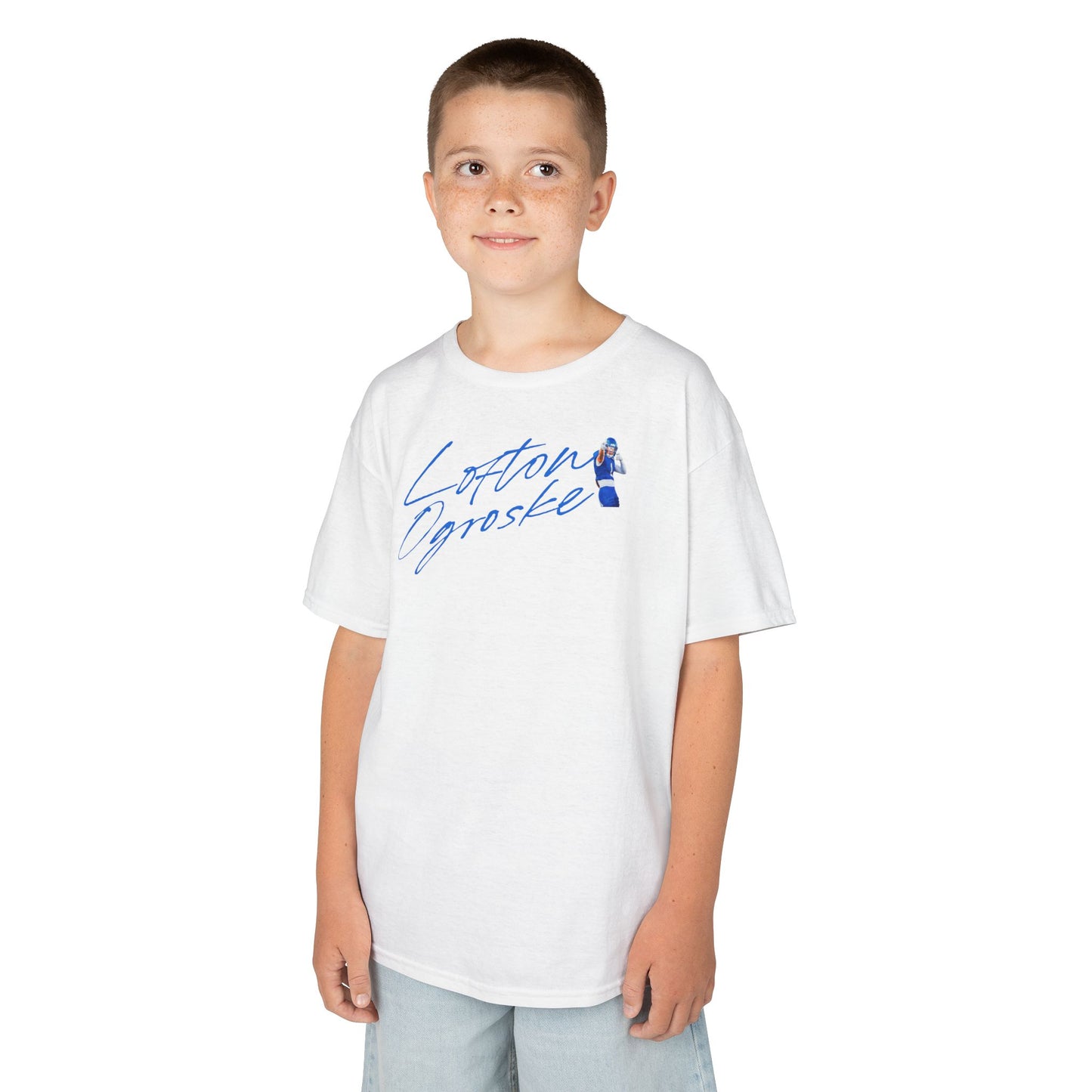 Lofton Ogroske Cursive Kids Tee