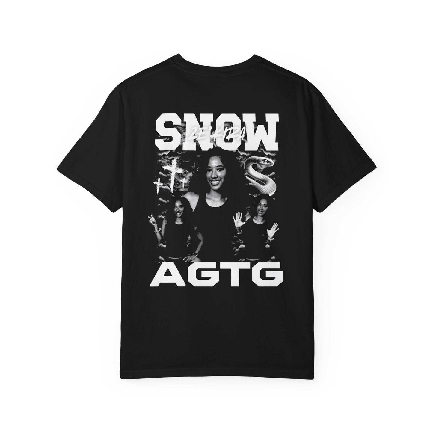 Ze'Kira Snow Vintage Blackout Premium Tee