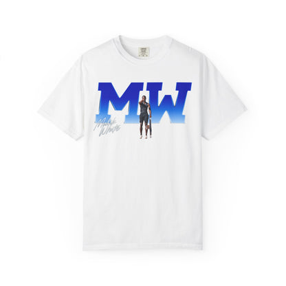 Malik White Big Initals Colored Premium Tee