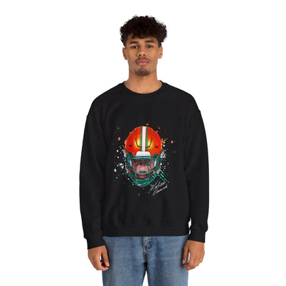 Maliek Denmark Big Head Crewneck Sweatshirt