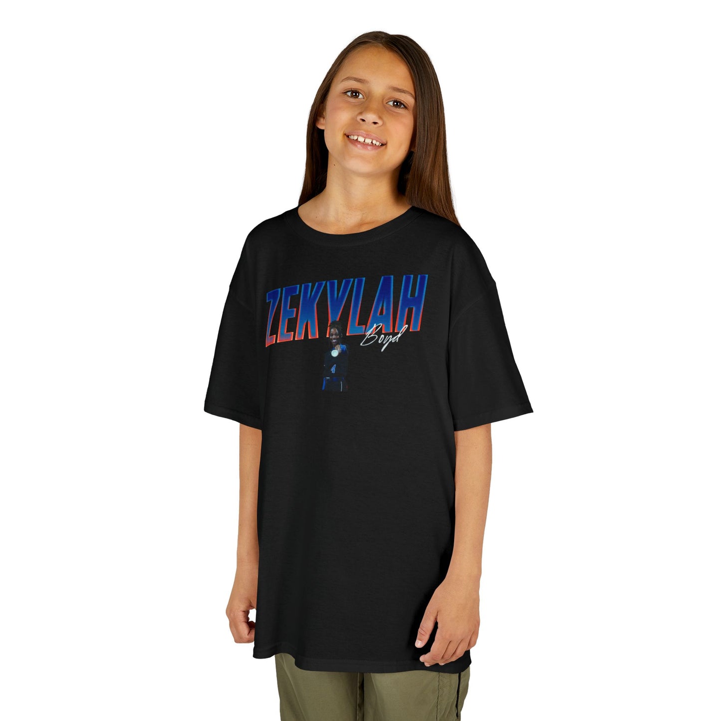 Zekylah Boyd Cursive Combo Kids Tee