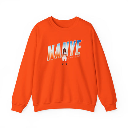 Nanye Cain Dixon Cursive Combo Crewneck Sweatshirt