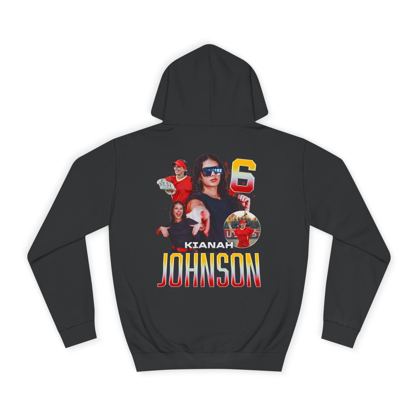 Kianah Johnson Name & Number Ombre Premium Hoodie