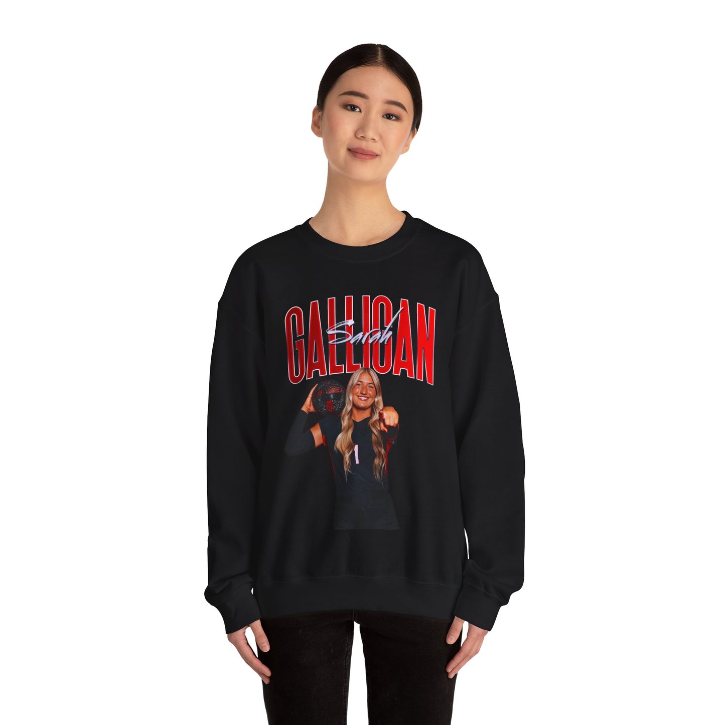 Sarah Galligan Big Last Name Crewneck Sweatshirt