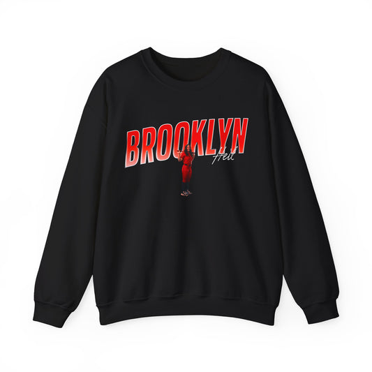 Brooklyn Heil Cursive Combo Colored Crewneck Sweatshirt
