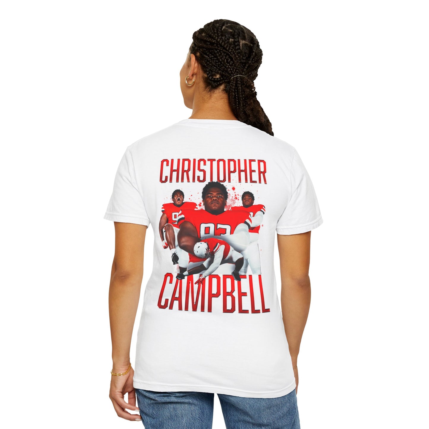 Christopher Campbell Logo Front & Back Premium Tee