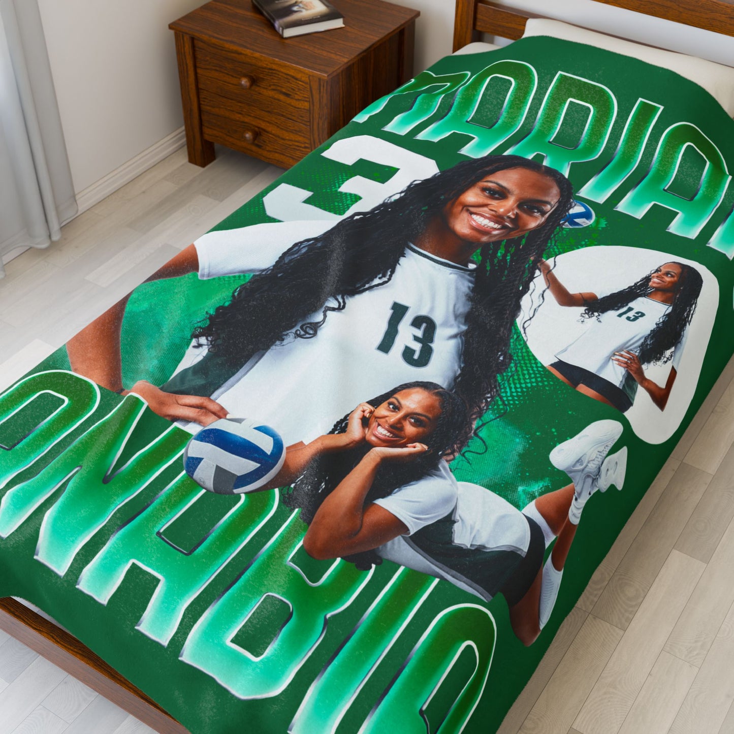 Mariah Sanabia 60"-80" Plush Blanket