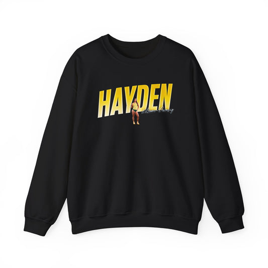 Hayden Williams-Downing Cursive Combo Crewneck Sweatshirt
