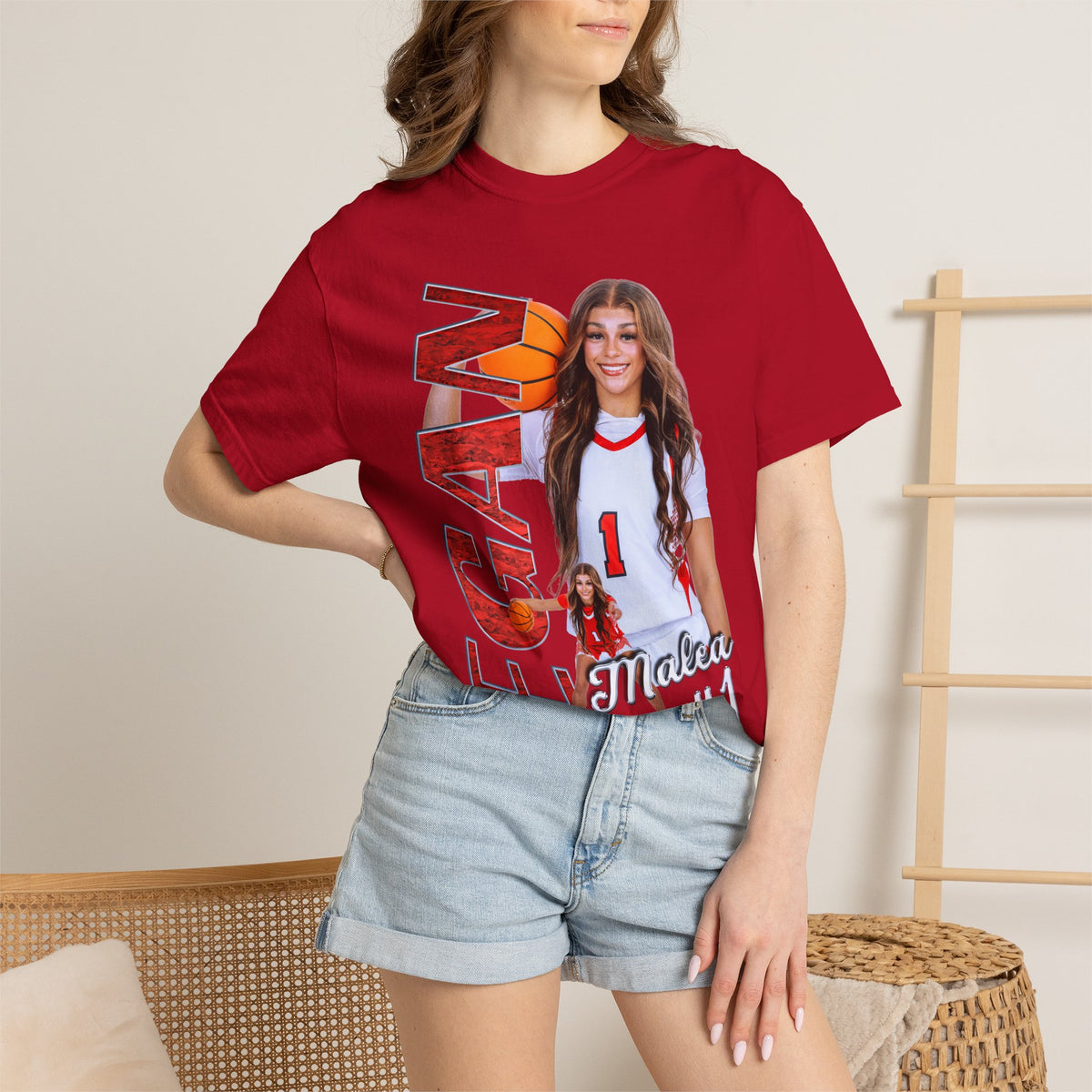 Malea Egan Vertical Name Premium Tee