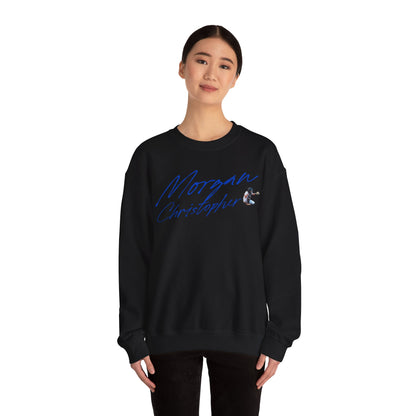 Morgan Christopher Cursive Crewneck Sweatshirt