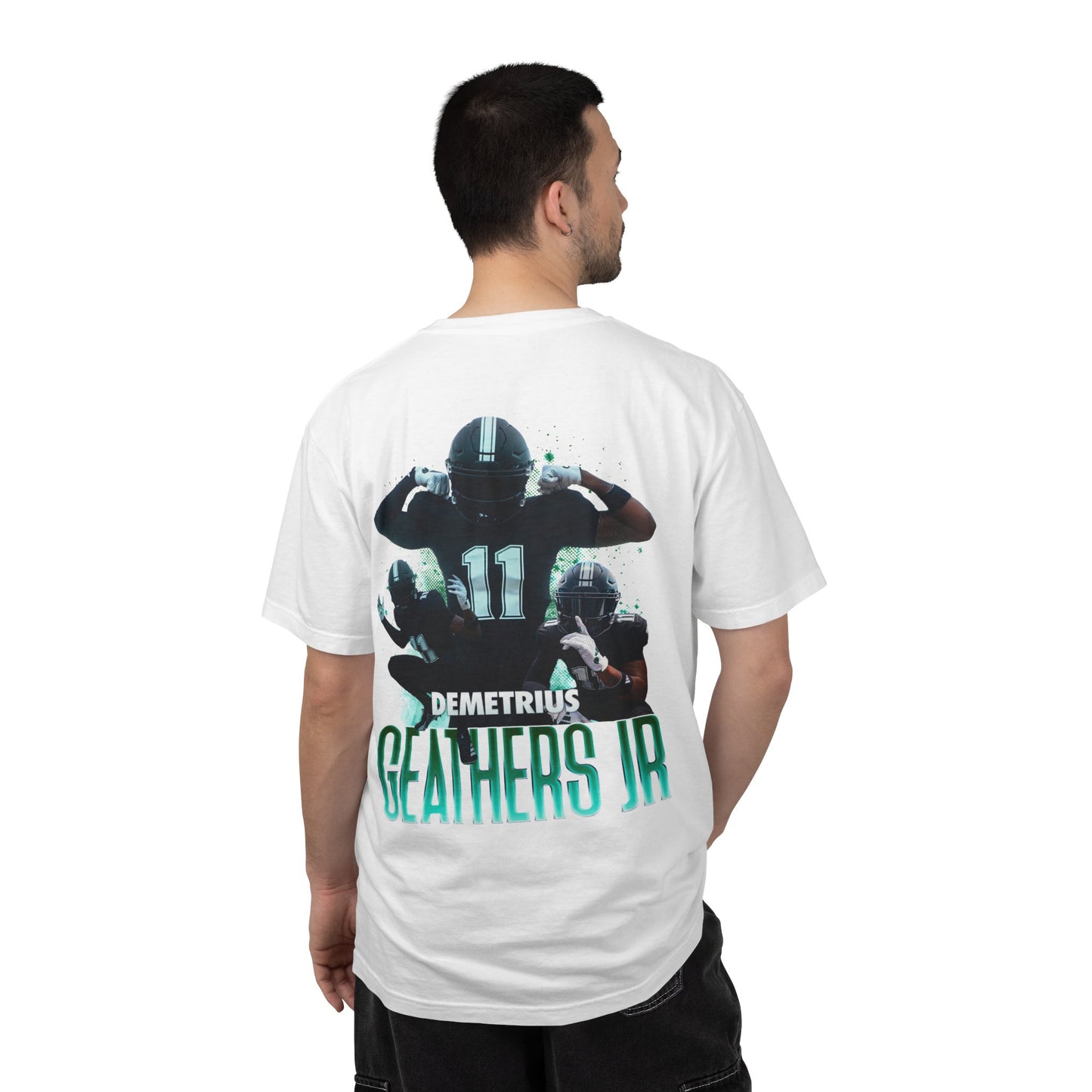 Demetrius Geathers Jr. Logo Front & Back Premium Tee