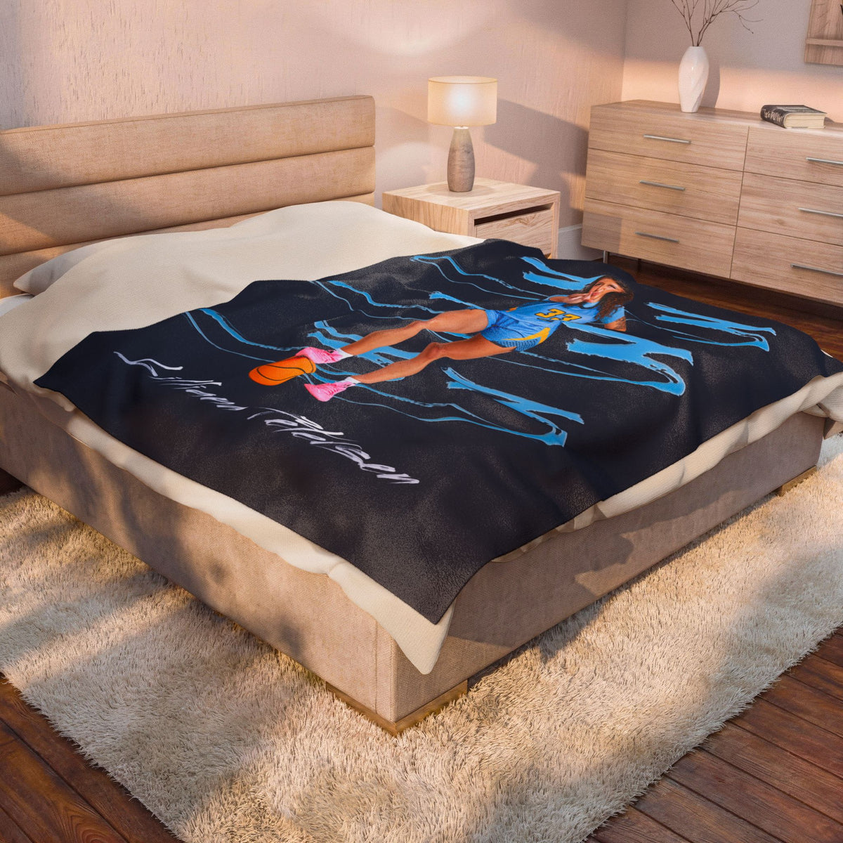 Lilliana Petersen 60"-80" Plush Blanket