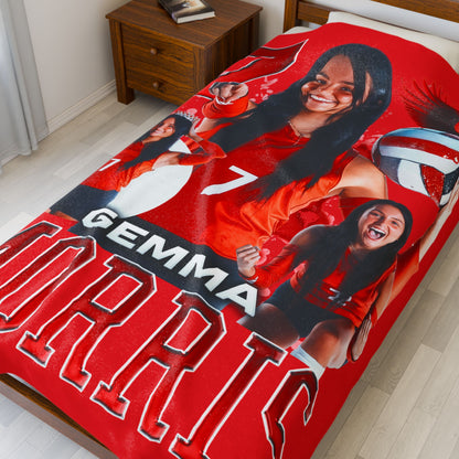 Gemma Morris 60"-80" Plush Blanket