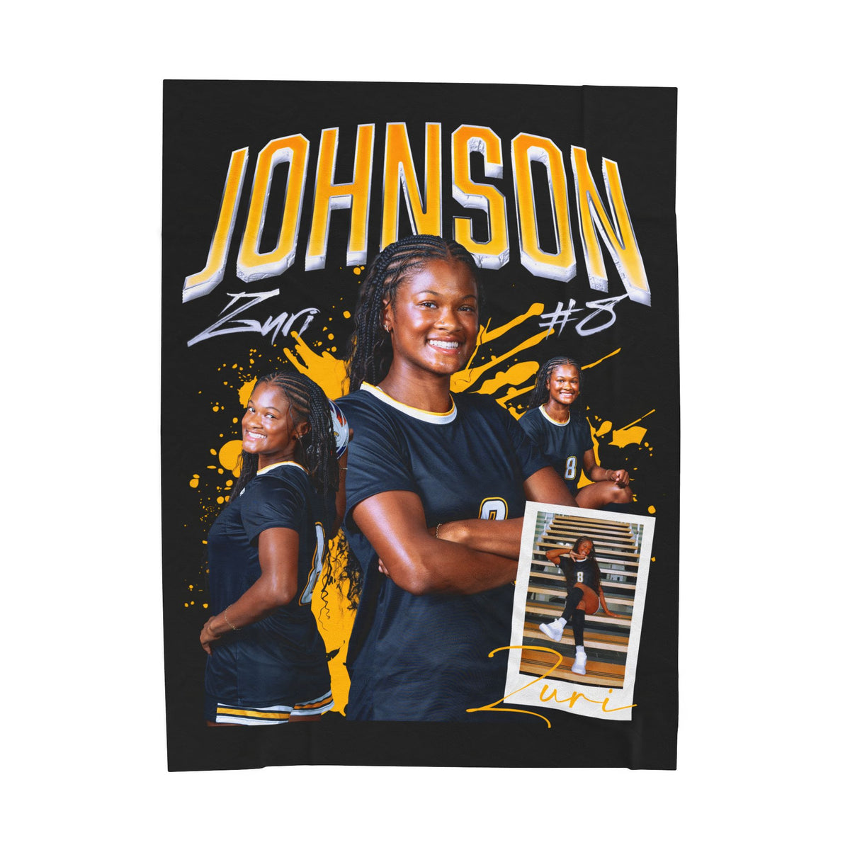 Zuri Johnson 60"-80" Plush Blanket