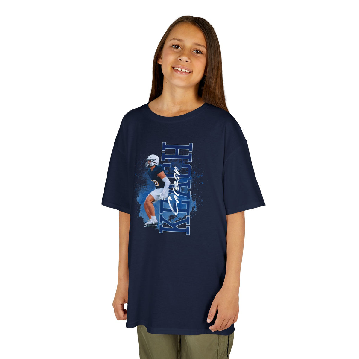Carson Keach Vertical Name Kids Tee