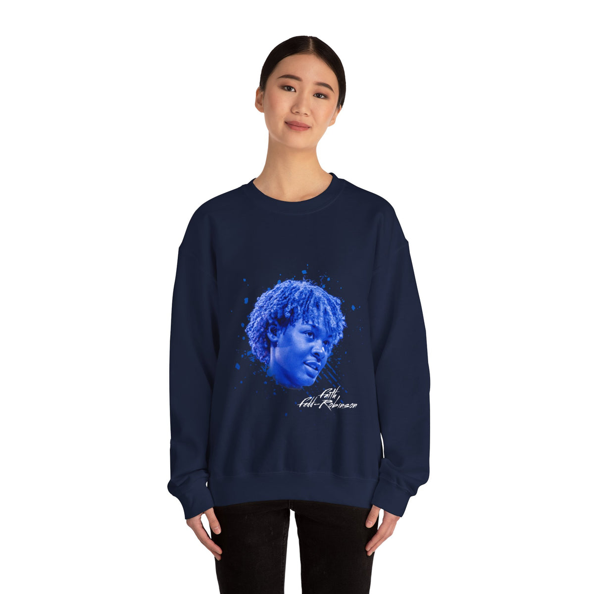 Faith Fedd-Robinson Big Head Crewneck Sweatshirt