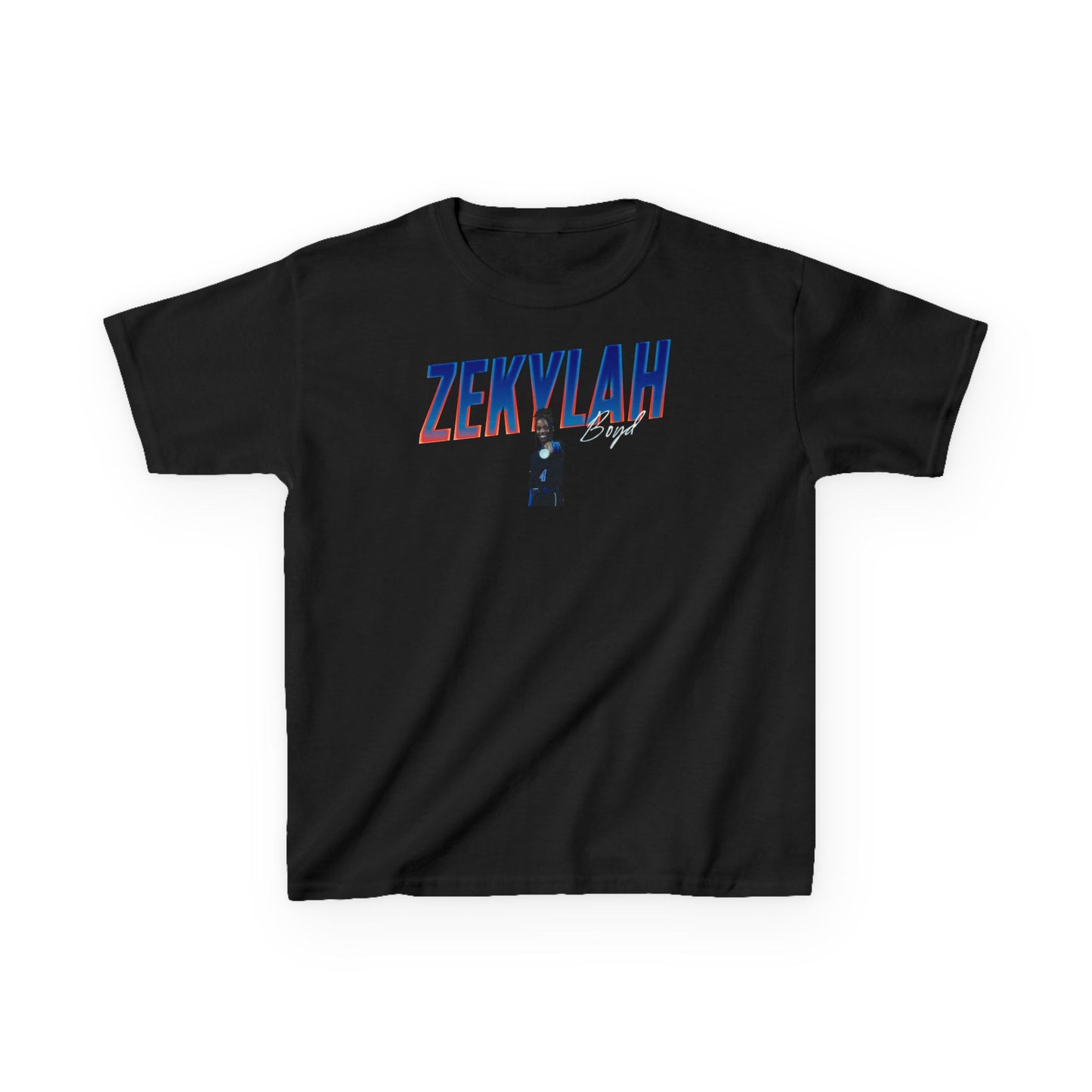 Zekylah Boyd Cursive Combo Kids Tee