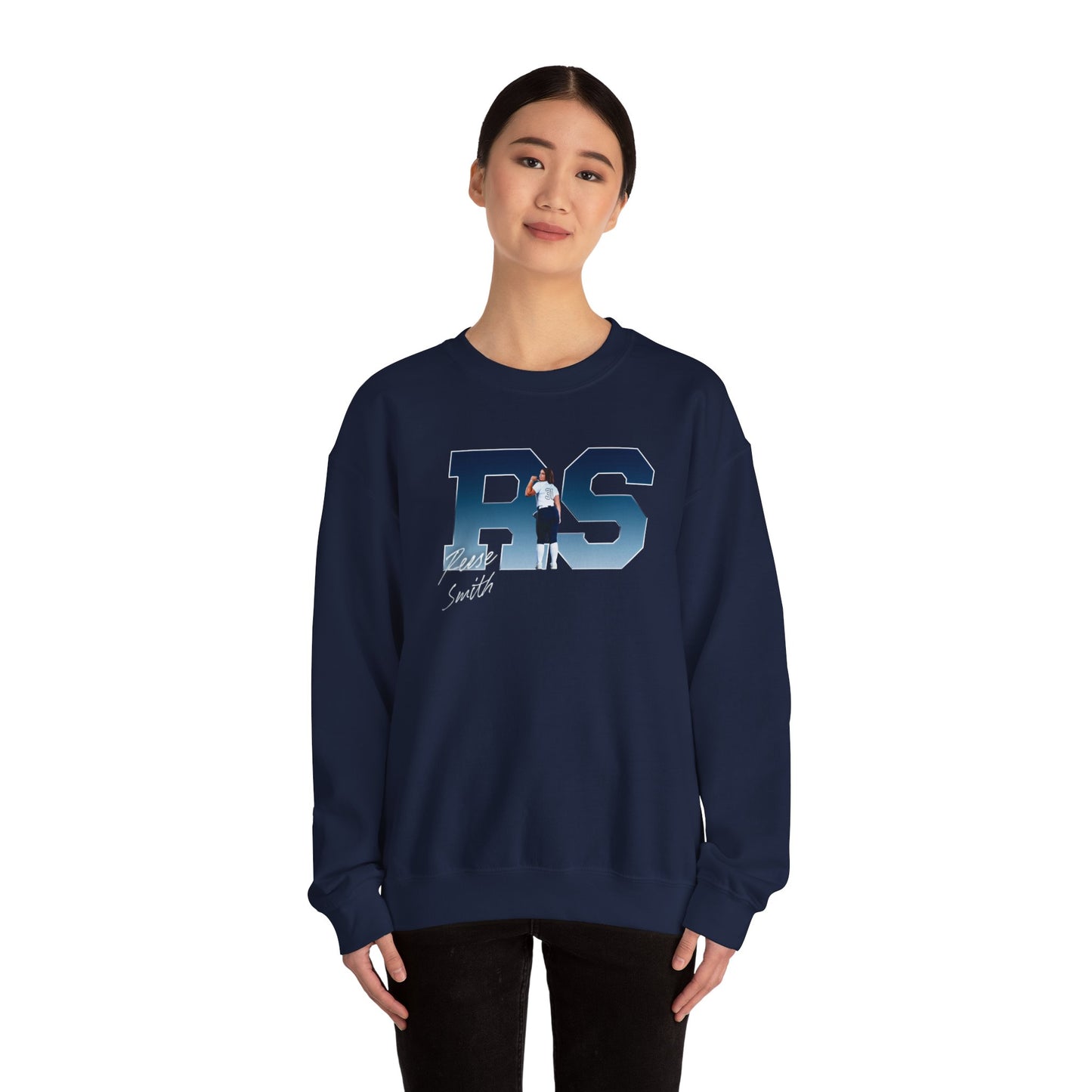 Reese Smith Big Initials Colored Crewneck Sweatshirt