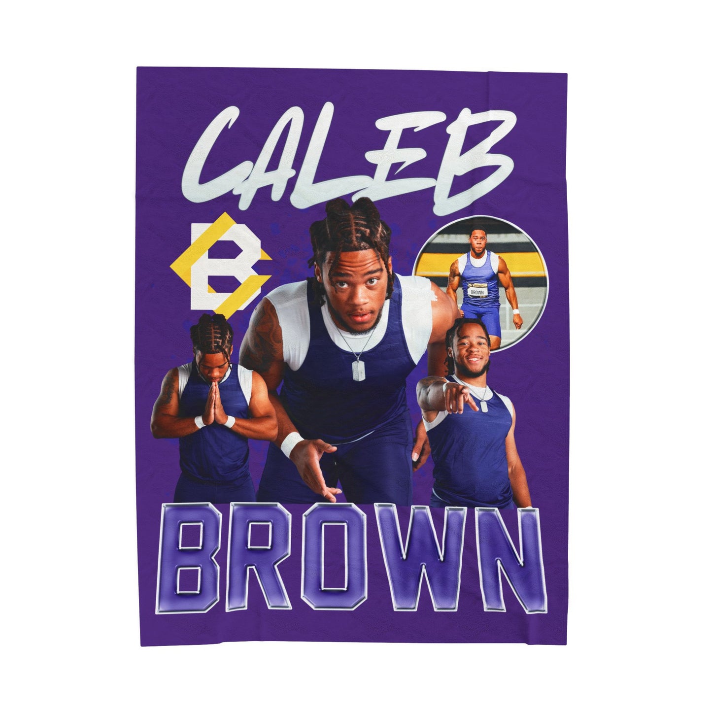 Caleb Brown 60"-80" Plush Blanket