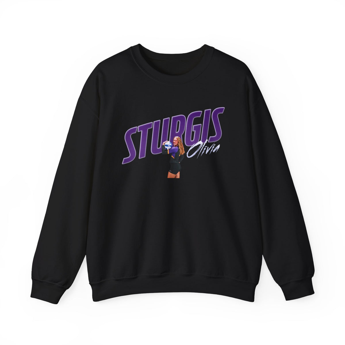 Olivia Sturgis Cursive Combo Colored Crewneck Sweatshirt