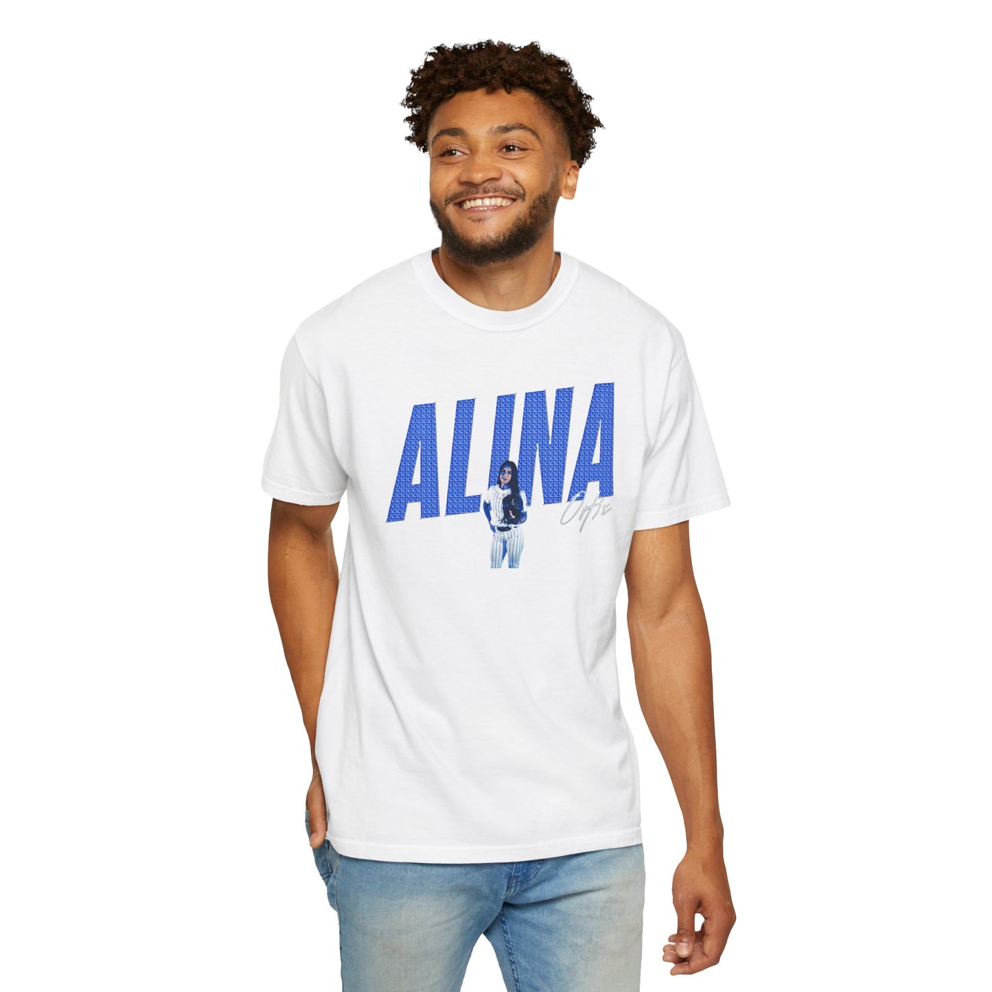 Alina Ortiz Cursive Combo Colored Premium Tee
