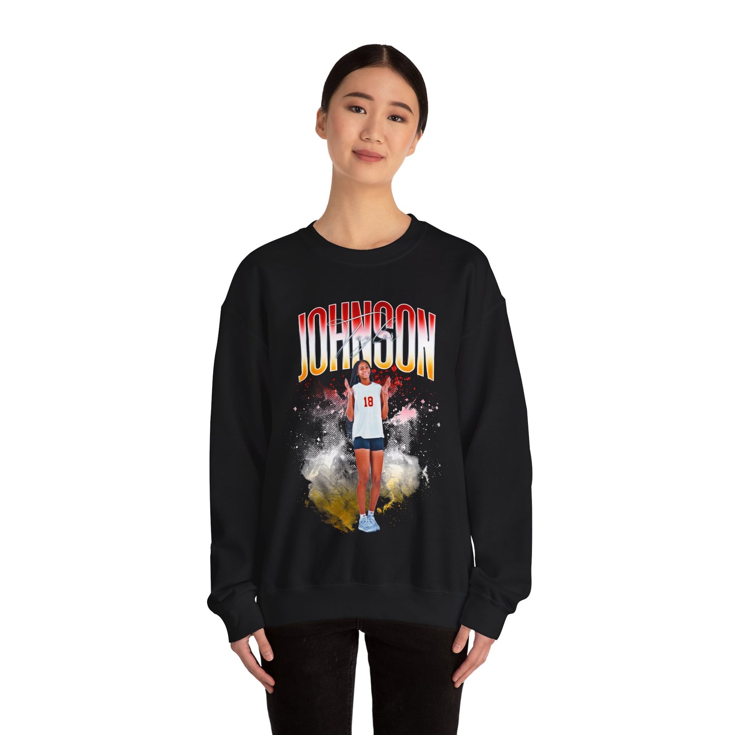 Taylor Johnson Splatter Crewneck Sweatshirt